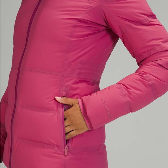 NWT Lululemon Sleet Street Jacket Pink Lychee - Picture 2 of 6